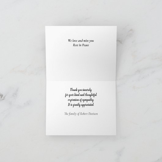 African American Memorial Merci Notes (Intérieur)