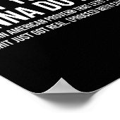 African-american Phrase Sarcasm What You Not Finna Poster (Hoek)
