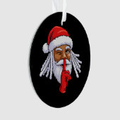 African American Santa Claus Christmas Party Decor (devant)