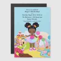 African American Snoep Land Girl Birthday Party