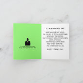 African American Suit & Stropdas Happy Vaderdag Kaart (Binnen)