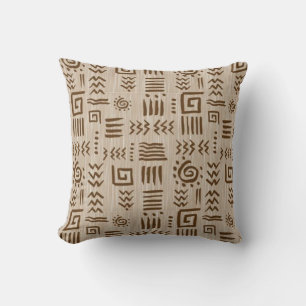 African Ancient Fabric Pattern Sierkussen