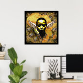 African Angel Wing Ears Poster (Thuiskantoor)