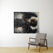 African Angel With Black Wings Wandkleed (In Situ (horizontaal))