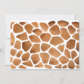 African Animals Baby shower per post Kaart (Achterkant)