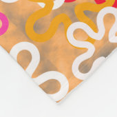 African Ankara Pattern Design Fleece Deken (Hoek)