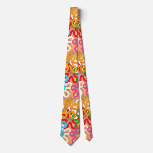 African Ankara Pattern Design Stropdas (Voorkant)