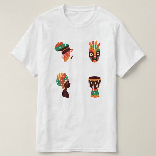 African Art Mens T-Shirt (Design devant)