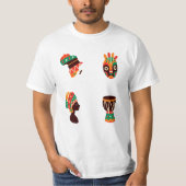 African Art Mens T-Shirt (Devant)