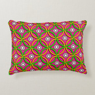 African Art: Naadloos Abstract Afbeelding Accent Kussen
