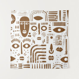 African Artwork Tapestry Wandkleed