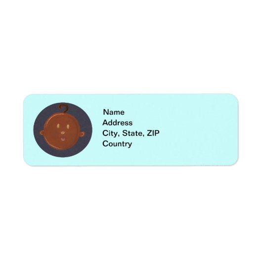 African Baby Return Labels (Voorkant)