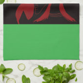 African Beastmaster Queen Kitchen Towel Theedoek (Gevouwen)