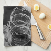 African Beauty Woman Serviette de cuisine (Quart Plié)