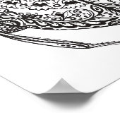 African Beetle Zendoodle 2 Poster (Hoek)