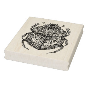 African Beetle Zendoodle Rubberstempel