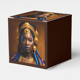 African Black Woman Bedankdoosjes