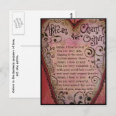 African Chant for Oshun Briefkaart (Voorkant / Achterkant)