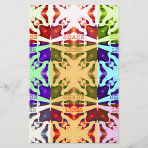 African Checkered Pop art Cultuur kleurrijk patroo