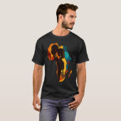 African Continent Black History 4 T-shirt (Voorkant volledig)