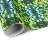 African Daisy Flowers Abstract gepersonaliseerd Cadeaupapier (Rol Hoek)