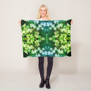 African Daisy Flowers Abstract gepersonaliseerd Fleece Deken