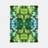 African Daisy Flowers Abstract gepersonaliseerd Fleece Deken (Voorkant)