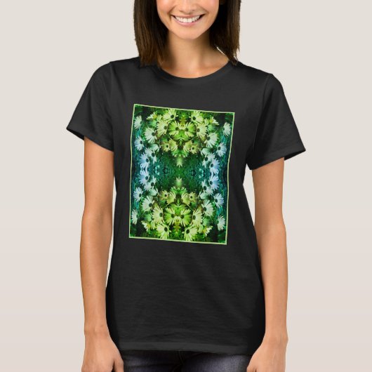 African Daisy Flowers Abstract T-shirt (Voorkant)