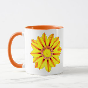 African Daisy/Gazania, Oranje en geel Mok