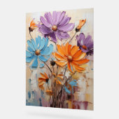 African Daisy - Impasto Floral Acryl Bord (Hoek)