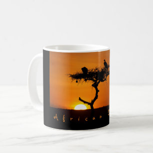 African Dream sunset romantic foto with text Koffiemok