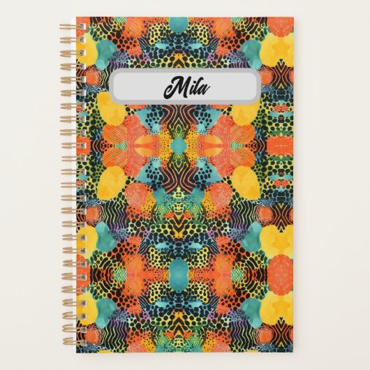African Elegance: Ankara Fabric Collectie voor de Planner (Voorkant)
