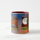 African Elephant & Savannah Moon AFRICA Mug (Centre)