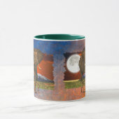 African Elephant & Savannah Moon AFRICA Mug (Centre)