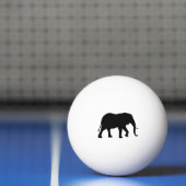 African Elephant Silhouette Pingpongballen (Net)