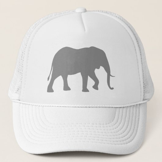 African Elephant Silhouette Trucker Pet (Voorkant)