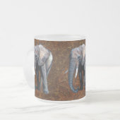 African Elephant Wildlife Supporter Mug (Devant gauche)