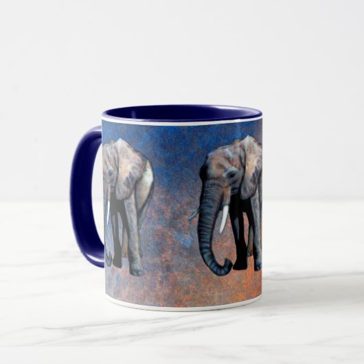 African Elephant Wildlife Supporter Mug (Devant gauche)