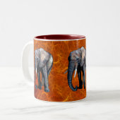 African Elephant Wildlife Supporter Mug (Devant gauche)