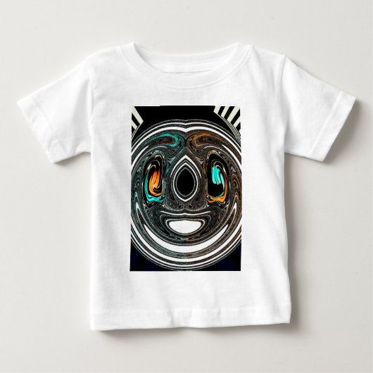 African Ethnic Doodle Zebra textured Art Print (Voorkant)