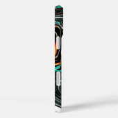 African Ethnic Doodle Zebra textured Art Print Case-Mate iPhone Case (Achterkant / Rechts)