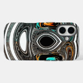 African Ethnic Doodle Zebra textured Art Print Case-Mate iPhone Case (Achterkant (horizontaal))