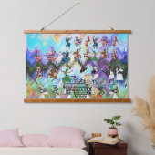 African Feast: Rhythms of Africa Hangend Wandkleed (Slaapkamer)