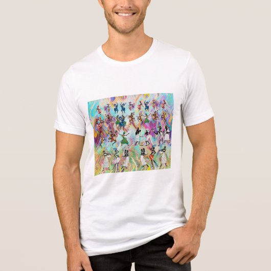 African Feast: Rhythms of Unity T-Shirt (Voorkant)