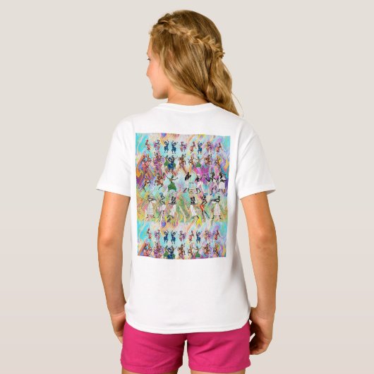 African Feast: Rhythms of Unity T-shirt (Achterkant volledig)
