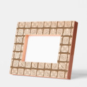 African Folk Art - Seamless Shapes Pattern 3 Gegraveerde Lijstjes (Links)