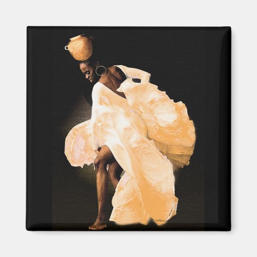 African Folk Dance Magneet (Voorkant)