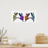 African Foot Dance Poster (Keuken)