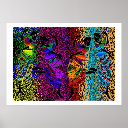 African Foot Dance Poster (Voorkant)