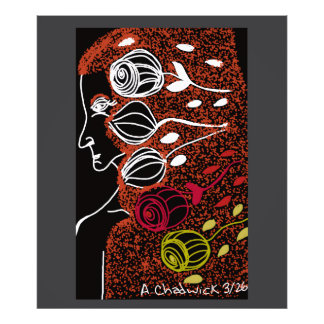 African Goddess of Destiny Foto Afdruk